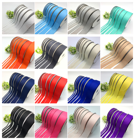 6mm-50mm Wide (5yards/lot) Grosgrain Ribbon Hair Bows Christmas Wedding Decoration DIY Sewing Crafts ► Photo 1/6