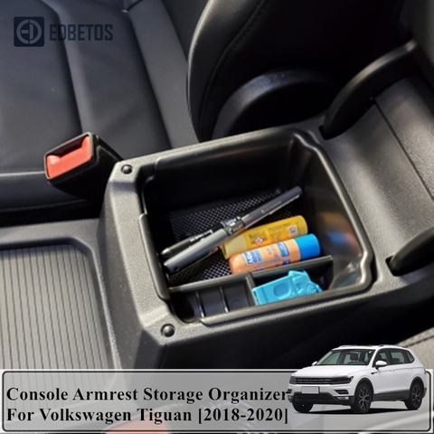 For VW Volkswagen Tiguan 2022 Car Accessories For Volkswagen Tiguan Mk2 2022 Armrest Storage Glove Box Tiguan ► Photo 1/6