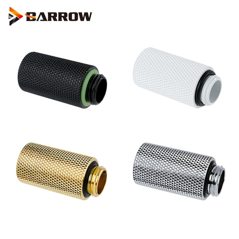 Original Barrow TNYZ-G30 G1/4 ' White Black Silver Gold extension Female thread screw 30MM water cooler PC block joint fittings ► Photo 1/1