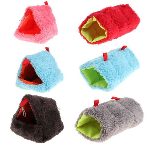 Hamster Nest Sleeping Bed Hanging Cage Fleece Waterproof Warm Winter Hammock Swing Toys For Small Pets Squirrel Chinchilla ► Photo 1/6