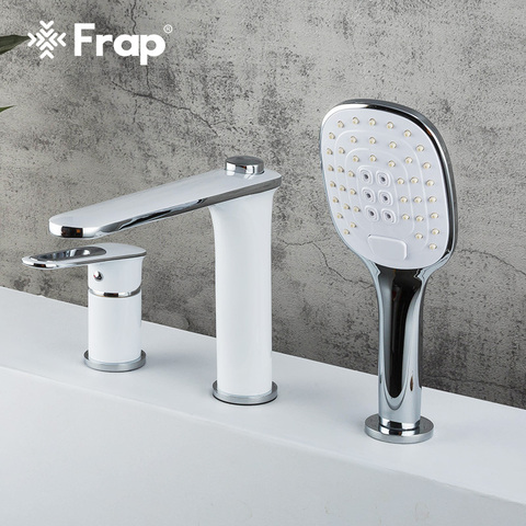 Frap Bathtub Faucet Waterfall Faucet Bath Tub Mixer Three-piece Bath Sink Faucet Water Mixer Taps F1149 ► Photo 1/6