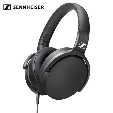 Sennheiser HD 400S Around-Ear Headphones Noise Isolation Earphone Stereo Music Foldable Sport Headset Deep Bass for Mobile Phone ► Photo 1/6