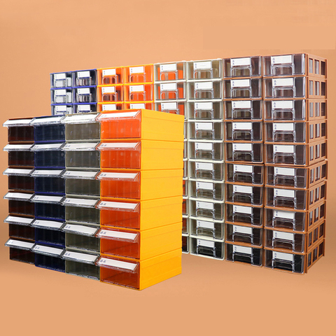 Thick Plastic Parts Cabinet Combined Drawer Component Boxes Building Block Material Box Home Storage Boxes Supplies ► Photo 1/6