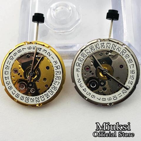 Seagull ST2130 silver/ gold 28 800VPH frequency  automatic movement replacement for 2824-2 mechanical wristwatch clock movement ► Photo 1/6
