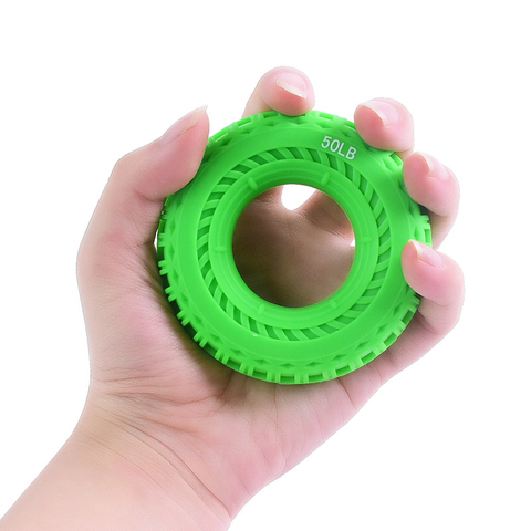 Silicone Portable Hand Grip Gripping Ring Carpal Expander Finger Trainer Grip Strength Rehabilitation Pow Stress Ring Ball ► Photo 1/6