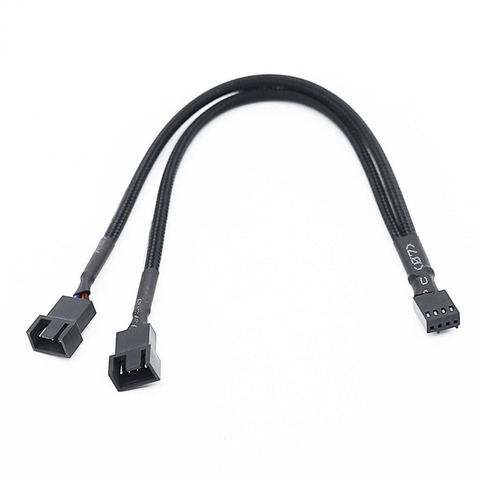 1PC 4 PIN Fan Extention Cables CPU PWM Power Cables Connectors Fan Splitter ► Photo 1/6