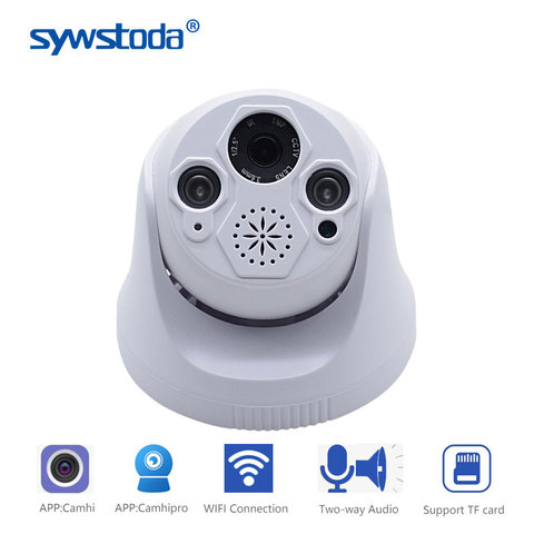 Wifi IP Camera 1080P ONVIF Wireless Dome Camera 2.0MP Security Camera Two Way Audio TF Card Slot Night Vision 20m P2P APP CamHi ► Photo 1/5