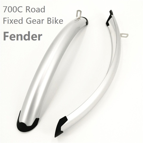 Bike Fenders 700C Road Bicycle Retro Bike Fixed Gear Bicycle Fender Bicycle Practical Parts Silver ► Photo 1/6