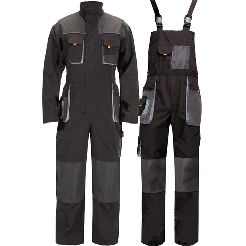 Bib Overalls Men Work Coveralls Repairman Strap Jumpsuits Pants Working uniforms Plus Size 3XL,4XL ► Photo 1/3