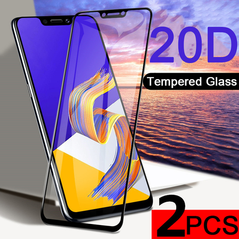 2pcs 20D tempered glass for ASUS Zenfone 5z ZS620KL screen protector for Zenfone 5 lite ZC600KL zenfone5 ZE620KL protective film ► Photo 1/6
