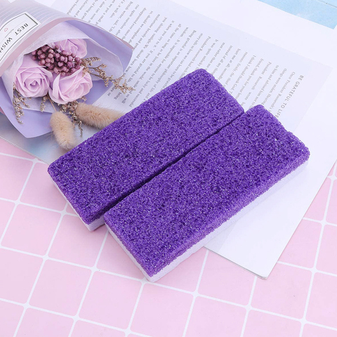 2pcs Foot Pumice Stone Exfoliating Scrub Remover Hard Dead Skin Portable PU Scrub Foot Care Pumice Foot Care Accessories ► Photo 1/6