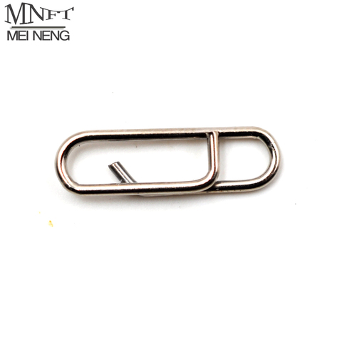 MNFT 50Pcs Fishing Safety Snaps Clip Interlock Line Terminal Tackle Angler's Power Clips Carp Rig Accessories ► Photo 1/6