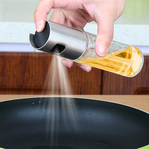 Kitchen tools stainless steel spray bottle oil vinegar mist spray bottle pump gravy boat barbecue sprayer WJ10281 ► Photo 1/6