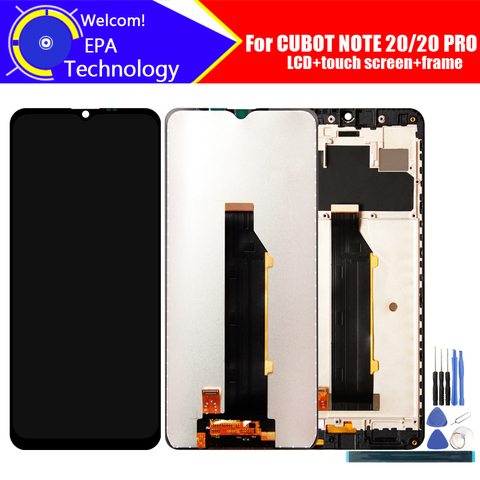 CUBOT NOTE 20 LCD Display+Touch Screen Digitizer+Frame Assembly 100% Original LCD+Touch Digitizer for CUBOT NOTE 20 PRO+tools ► Photo 1/6