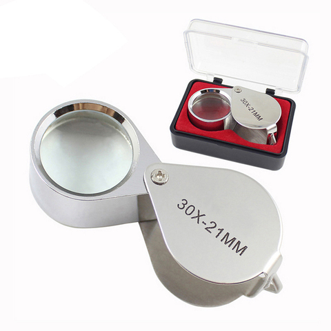 1Pc Mini 30x Jewelry Diamond Jewelry Loupe Magnifier Tool Eye Magnifier Magnifying Glass Equipments Triplet Jewelers Eye Glass ► Photo 1/6