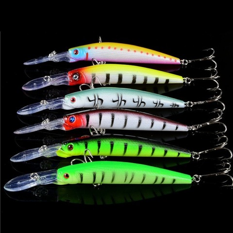 1PCS Quality Minnow Fishing Lures 14.5cm 15g Artifiicial Hard Bait Wobblers for Sea Lake Fishing Tools with 6# Hook ► Photo 1/6