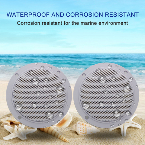 Guzare 4 inch 120Watts Marine Waterproof Speakers For ATV UTV Golf Cart Boat UV-Proof Motorcycle Marine Outdoor Music Speakers ► Photo 1/6