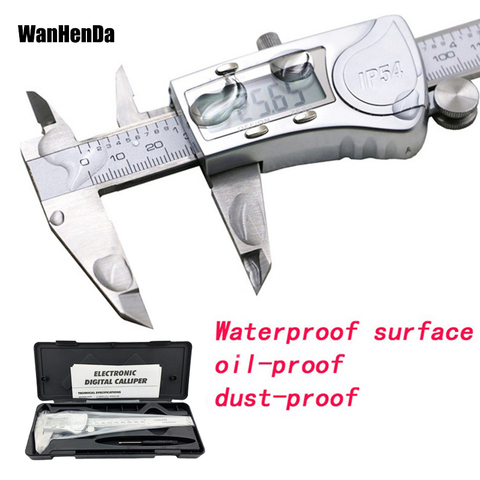 Electronic digital caliper 150mm waterproof IP54 Digital Caliper micrometer guage Stainless Steel vernier caliper Measuring tool ► Photo 1/6