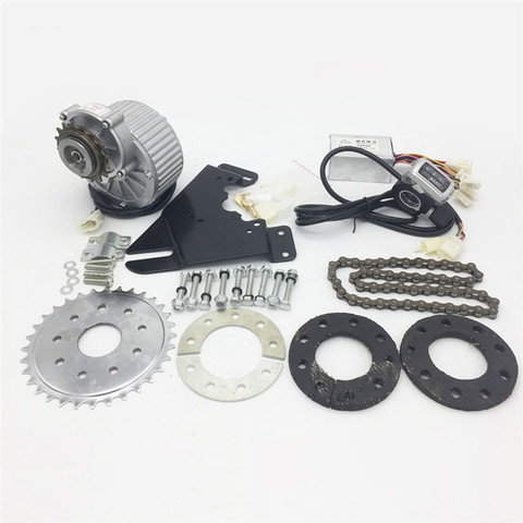 450W Newest Electric Bike Left Drive Conversion Kit Can Fit Most Of Common Bicycle Use Spoke Sprocket Chain Drive For City Bike ► Photo 1/6