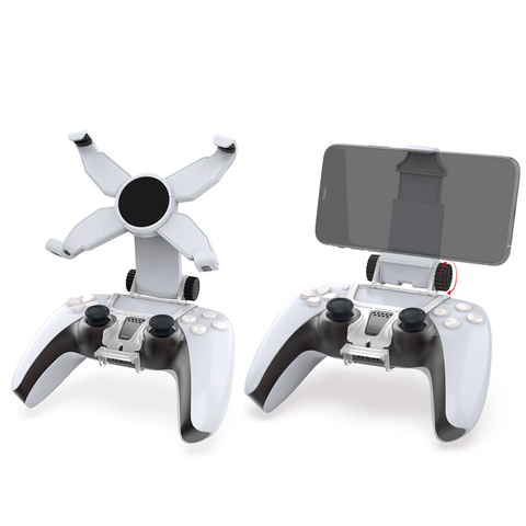 Mobile Phone Bracket Clip Cell Phone Clamp for PlayStation 5 PS5 Wireless Controller Gamepad with Rotating Mobile Phone Holder ► Photo 1/6