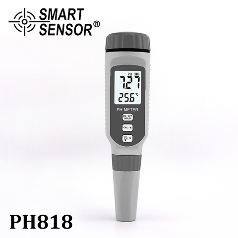 Professional Water Quality PH Tester Professional Portable Pen Type pH Meter Acidometer for Aquarium Acidimeter Measure PH818 ► Photo 1/6