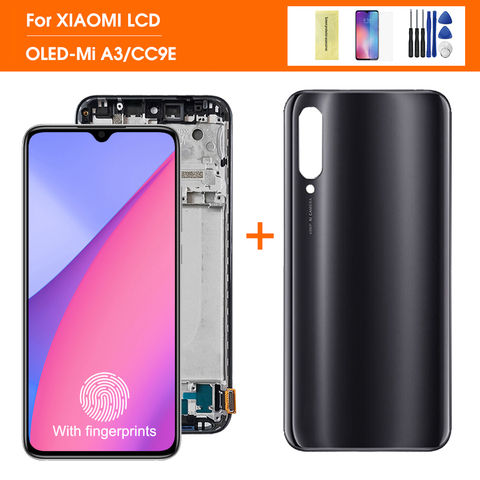 Super Amoled For Xiaomi Mi A3 LCD MIA3 Touch For Xiaomi MI CC9E Screen Replacement Digitizer Sensor Glass For Mi A3 Display ► Photo 1/6