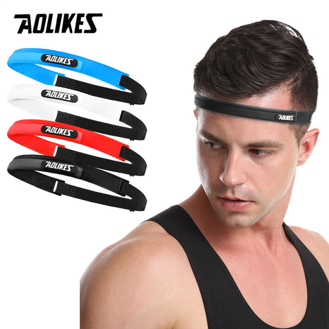 Anti-slip Sweat Sweatband Headband Men Women Exercise Fitness Yoga Sports Hairband Elastic Absorbent Running Headband ► Photo 1/6