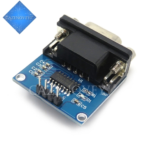 1pcs/lot MAX3232 RS232 to TTL Serial Port Converter Module DB9 Connector MAX232 In Stock ► Photo 1/1