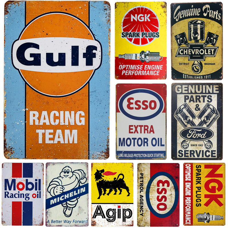 Gulf Motor Oil & Gasoline Thermometer Embossed Metal Sign Man Cave