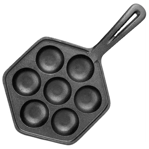 7 Cavities Takoyaki Pan Takoyaki Maker Octopus Small Balls Cast Iron Pan Home Baking Cooking Tools Kitchen Supplies ► Photo 1/6