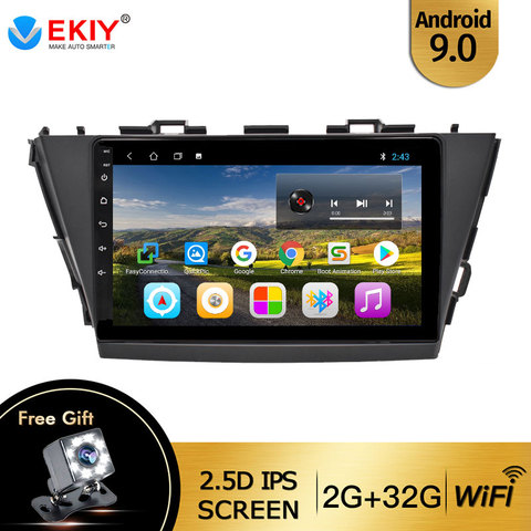 EKIY For Toyota V Plus Prius Alpha RHD 2012-2015 Autoradio 2din Android 9 DVD Car Multimedia Video Player Stereo Navigation GPS ► Photo 1/6