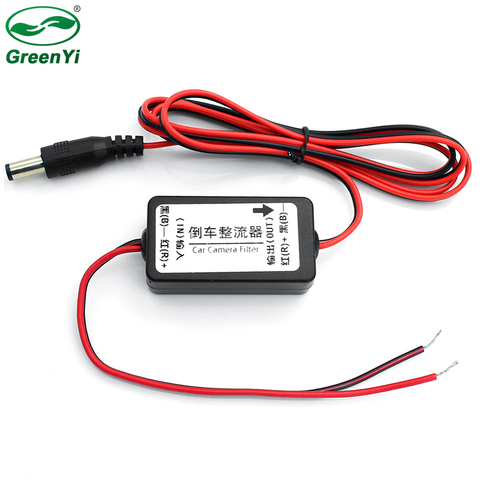 GreenYi 12V Power Filters Reversing Rectifier Ballasts Solve Rear View Camera Ripple Splash Screen Interference Relay Filter ► Photo 1/6