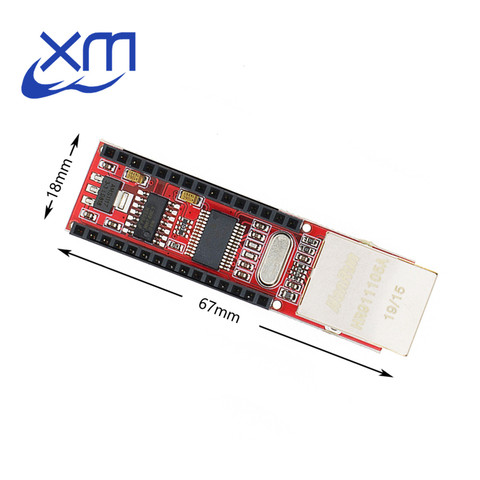 1pcs ENC28J60 Ethernet Shield V1.0 compatible Nano 3.0 RJ45 Webserver Module ► Photo 1/3