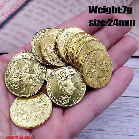 1778-1900 UK Great Britain Queen Victoria 23mm 13pcs Copy Coins Full Set Brass Sovereign coin Collection Coin ► Photo 1/4