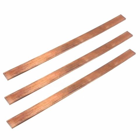 1 3x15x250mm red copper strip, red copper flat steel flat metal anticorrosive live terminal, used for power tools ► Photo 1/5