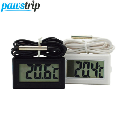 Mini Digital LCD Thermometer For Fridge Freezer Temperature -50~110 degree Waterproof Aquarium Thermometer Digital LCD 1/2/3/5M ► Photo 1/6