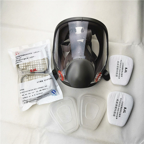 6800 Gas Mask set Full Face Facepiece Respirator For Painting Spraying same 3M 6800 ► Photo 1/6