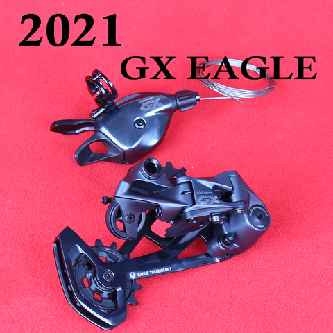 2022 SRAM GX EAGLE 1X12S 12 Speed MTB Bicycle Mountain Bike Groupset Kit Shifter Lever Trigger Right Side  Rear Derailleur Black ► Photo 1/6