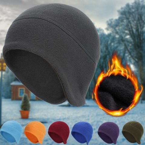 2022 Unisex Outdoor Fleece Hats Camping Hiking Caps Windproof Winter Warm Hat Fishing Cycling Hunting Military Tactical Cap ► Photo 1/6