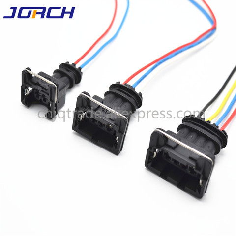 1pcs 2/3/4 Pin AMP Waterproof Fuel Injector plug Wiring harness 282189-1 282191-1 282192-1 EV1 Junior Power Timer JPT Jetronic ► Photo 1/6