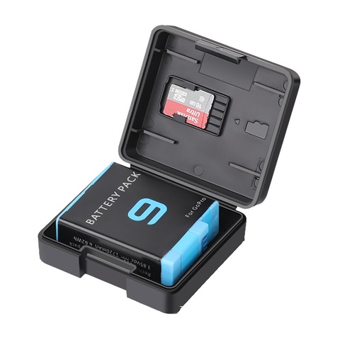 Go Pro 9 Accessories Plastic Battery Case Storage Box Cover Camera Accessories for Gopro Hero 9/8/7/6/5/4/3 Battery Storage Box ► Photo 1/5