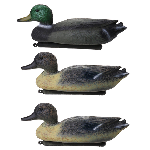 3 Pieces Premium PE 3D Lifelike Duck Hunting Decoy Floating Decoys Decoying Lawn Ornaments Garden Yard Scarer ► Photo 1/6