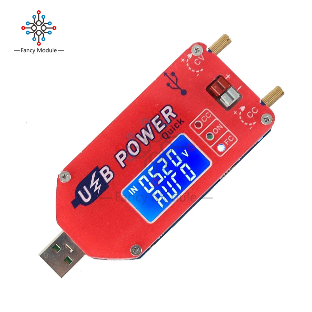 USB DC 5V to 3.3-24V 15W Adjustable Step Up/Down Boost Buck Power Supply Module 