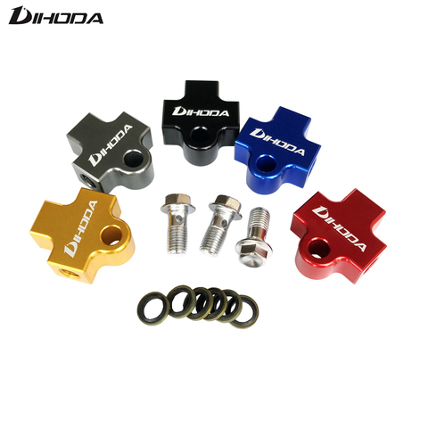 Hydraulic Brake Hose Pipe Tee Coupling Tee Fitting Tee Connector 3way Adapter For Motorcycle Dirt Pit Bike ATV Brake System ► Photo 1/6