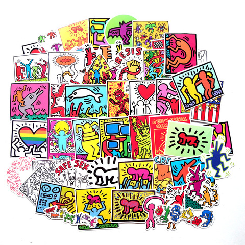 motto Geometrie Zee Price history & Review on 50Pcs/Lot Keith Haring Stickers For Decal  Snowboard Laptop Luggage Car Fridge Car- Styling Sticker | AliExpress  Seller - Dreamfactory Store | Alitools.io