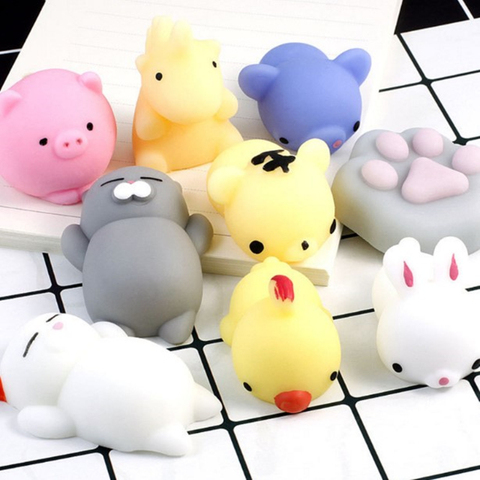 Squishy Animal Antistress Toys Slimy Squeeze Toys Cute Antistress Ball Abreact Soft Sticky Stress Relief Funny Toys For Children ► Photo 1/6