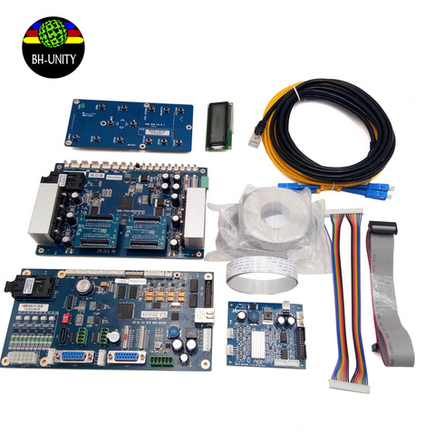 HOSON XP 600 board set double heads xp600 kit board usb version for eco solvent printer with dx10 dx11 printhead ► Photo 1/6