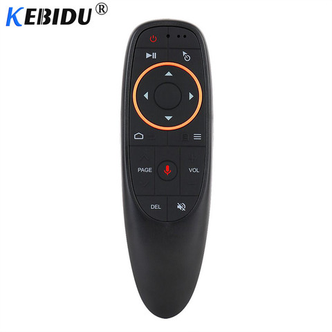 Kebidu G10S G20S G30S Gyro Voice Remote Control IR Learning 2.4G Wireless Fly Air Mouse for Android TV Box for Mini H96 MAX X99 ► Photo 1/6