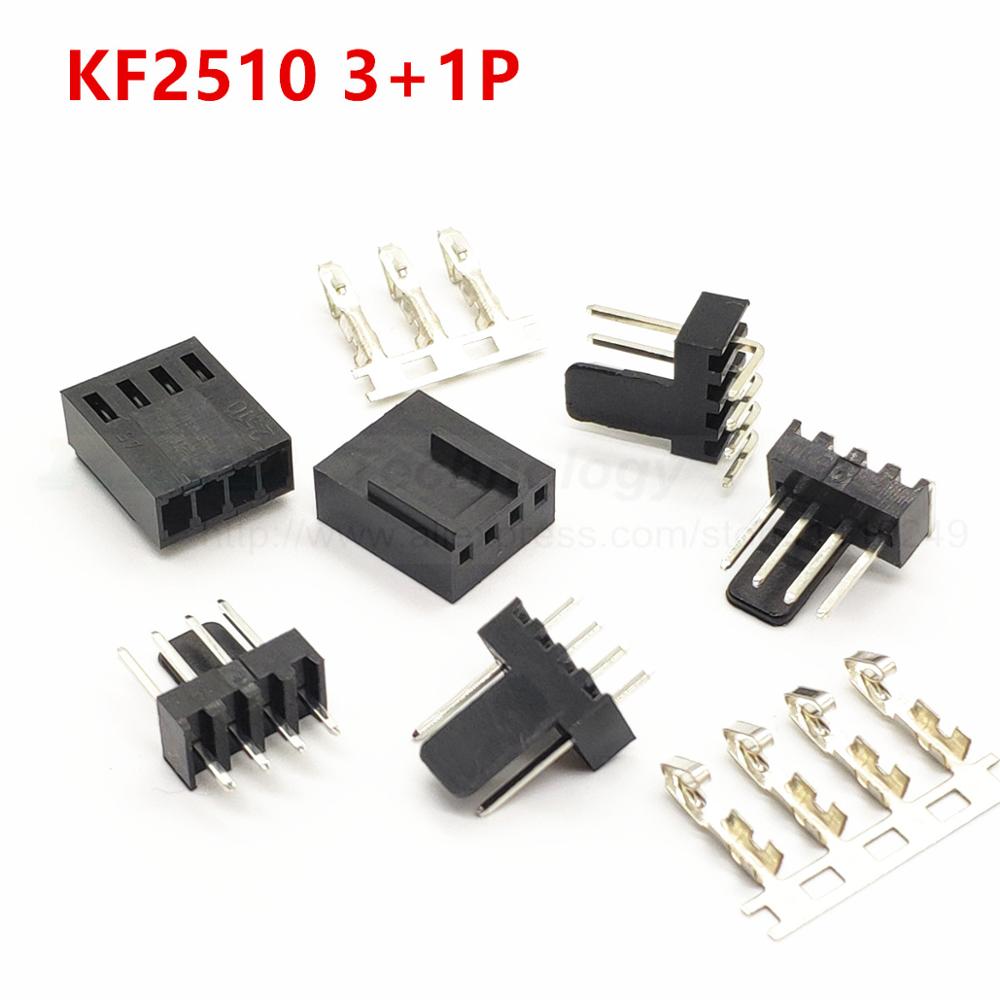 20sets KF2510-2Pin-6Pin 2.54mm Pin Header Terminal Housing Connector Kit 