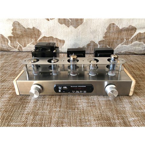 6N2 6P1 tube amplifier, kit, finished bile rectifier amplifier, high-frequency transparent, medium-frequency round ► Photo 1/5